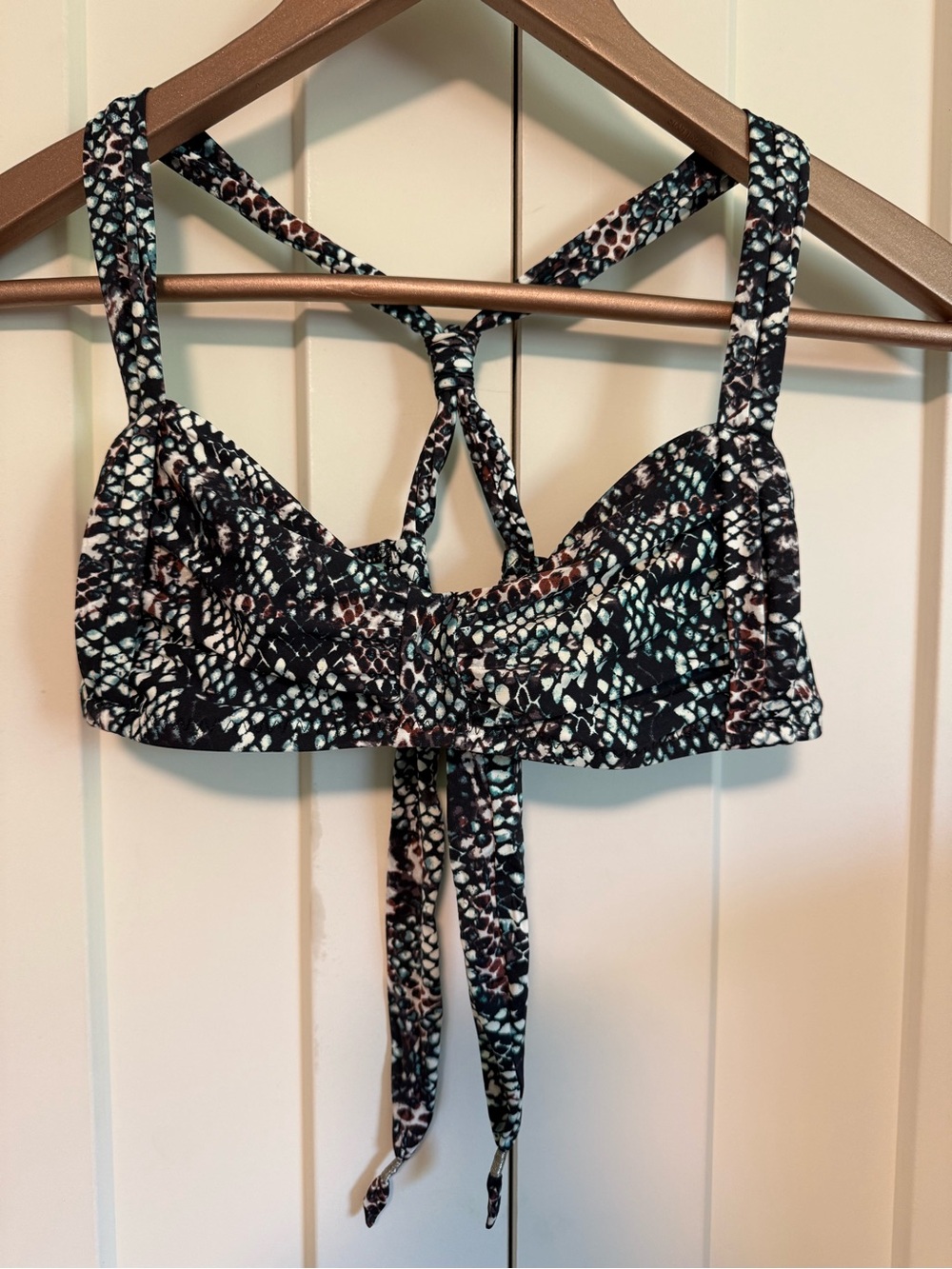 Athleta Swim Top - Snake Skin print